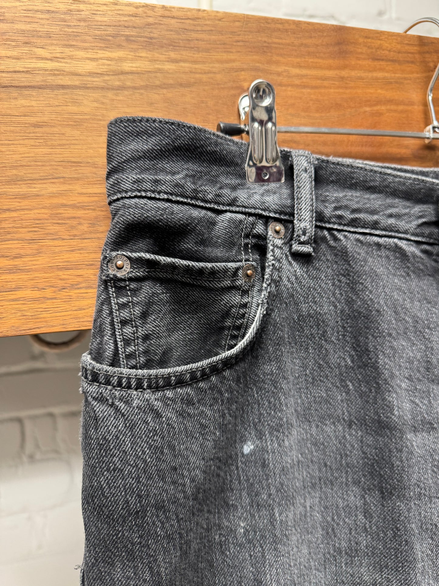 AW2022 Acne Studios ‘Washed Black’ Flared Leg Denim