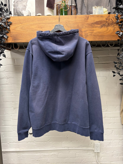 SS2018 Supreme x Lacoste Navy Patch Logo Hoodie