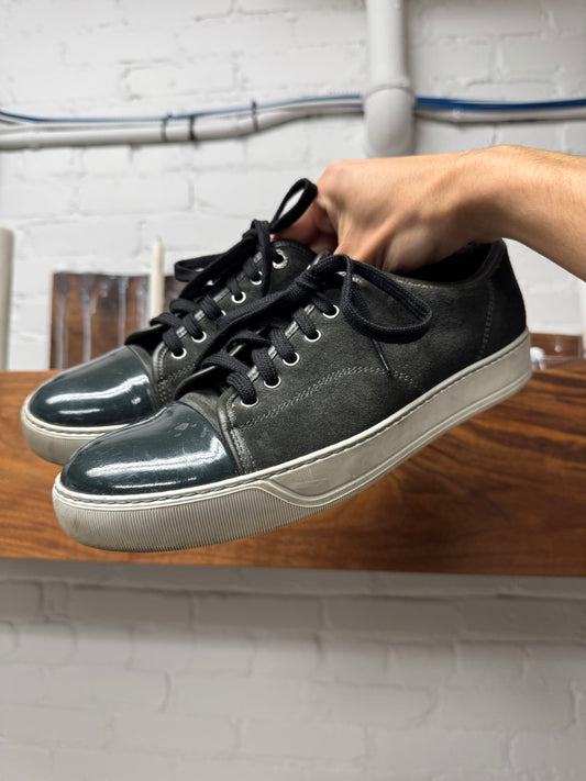 Lanvin ‘Skate’ Forest Green Low Top Sneakers