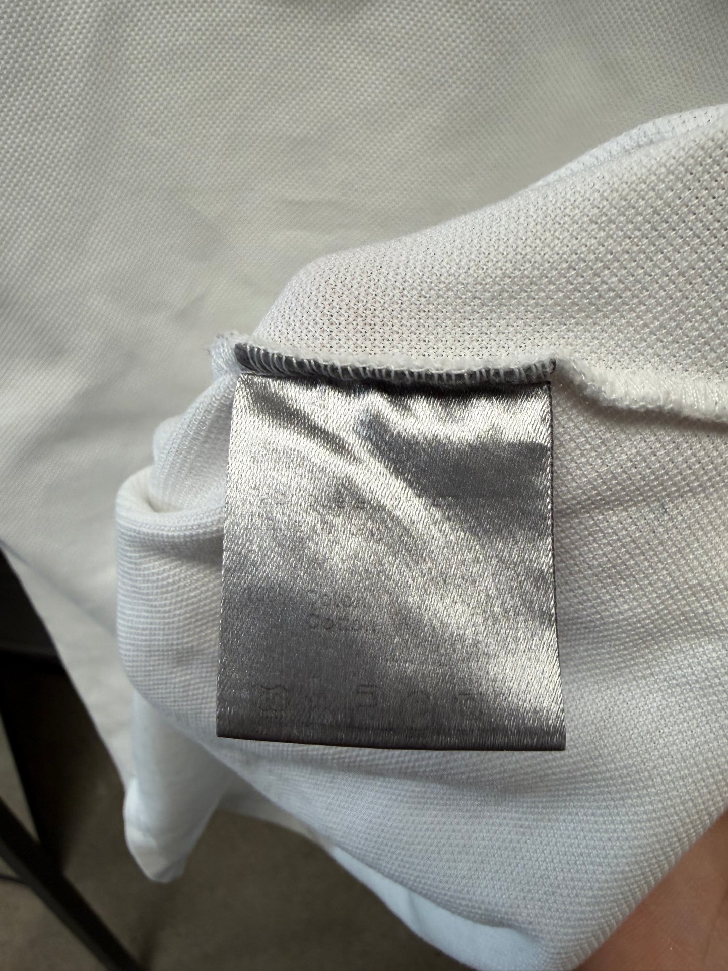 Dior Homme ‘Patch Logo’ White/Red Polo