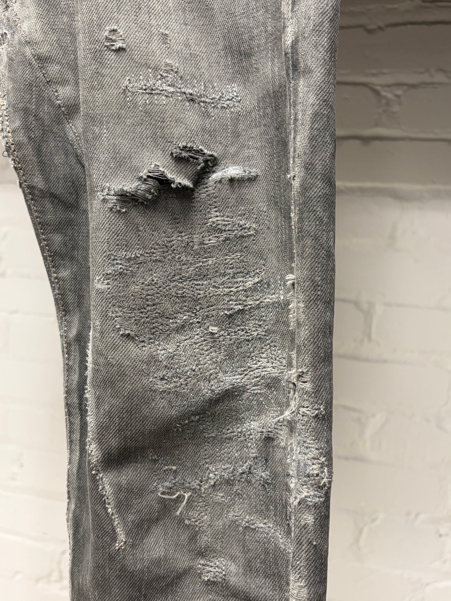 AW2009 Rick Owens ‘Hogwash’ Dark Dust ‘Detroit Cut’ Denim