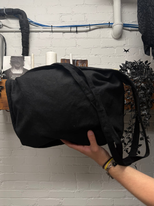 Ann Demeulemeester Black Crossbody Sling Messenger Bag