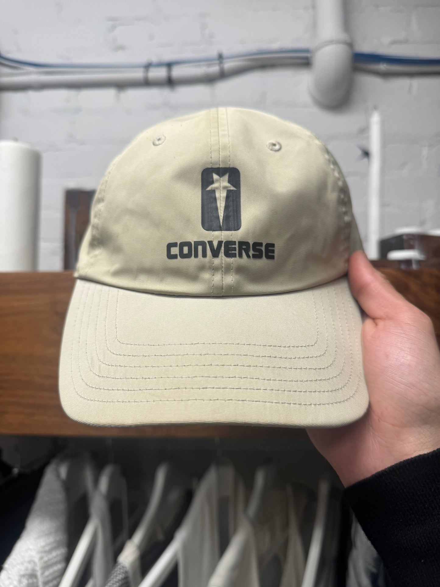 Rick Owens x Converse Tan Strap Back Hat