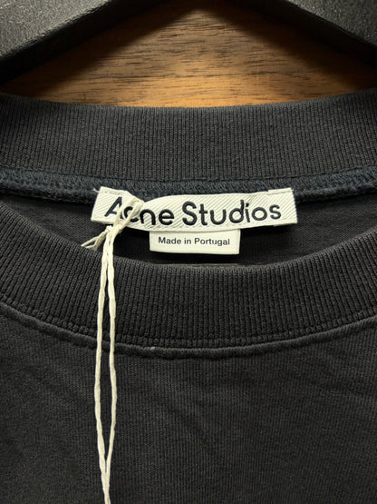 Acne Studios ‘Minimal Logo’ Black Long Sleeve T-Shirt