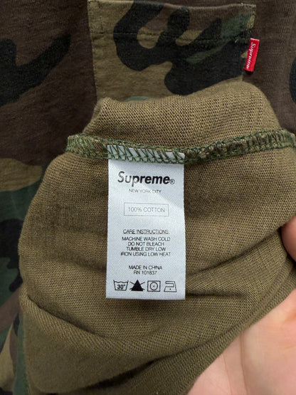 SS2017 Supreme Army Camouflage   Mini Box Logo Short Sleeve T-Shirt