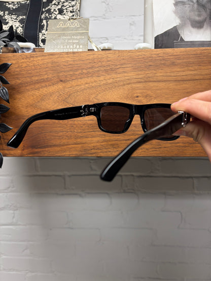 Dior Oblique ‘S31’ Black/Silver Trotter Logo Sunglasses