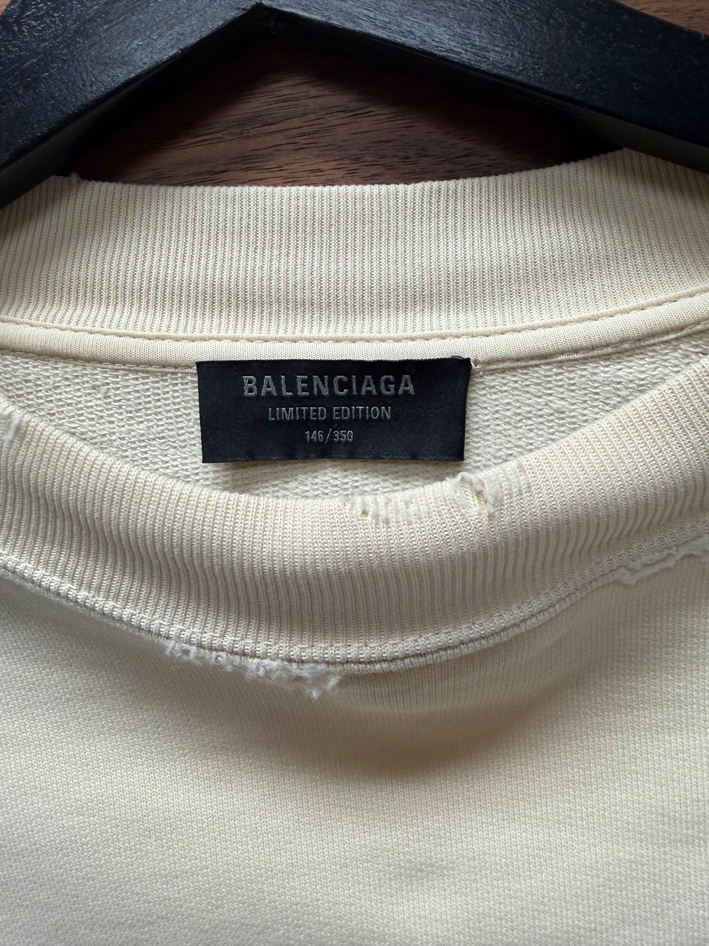 1/350 Balenciaga Music x Angelo Badalamenti ‘The Torch Theme’ Sweatshirt