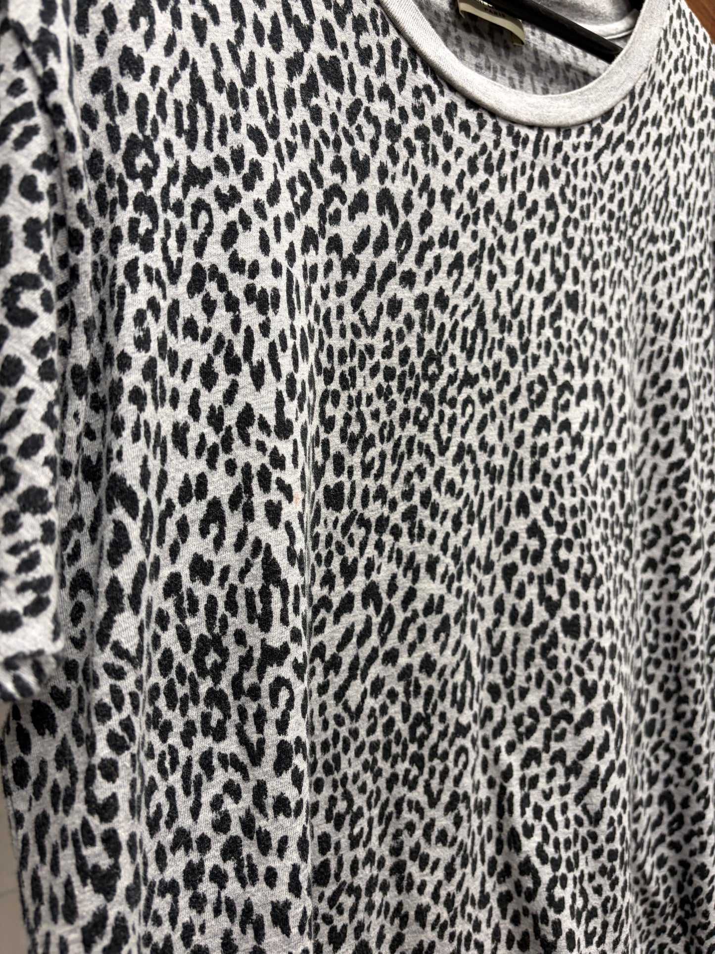 2014 Saint Laurent ‘Babycat’ Leopard Print Graphic T-Shirt