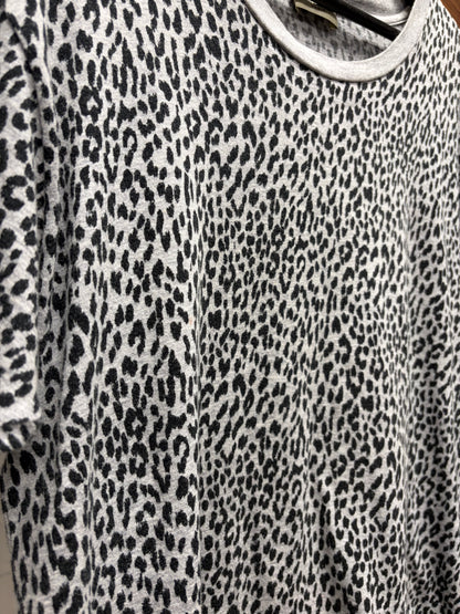 2014 Saint Laurent ‘Babycat’ Leopard Print Graphic T-Shirt