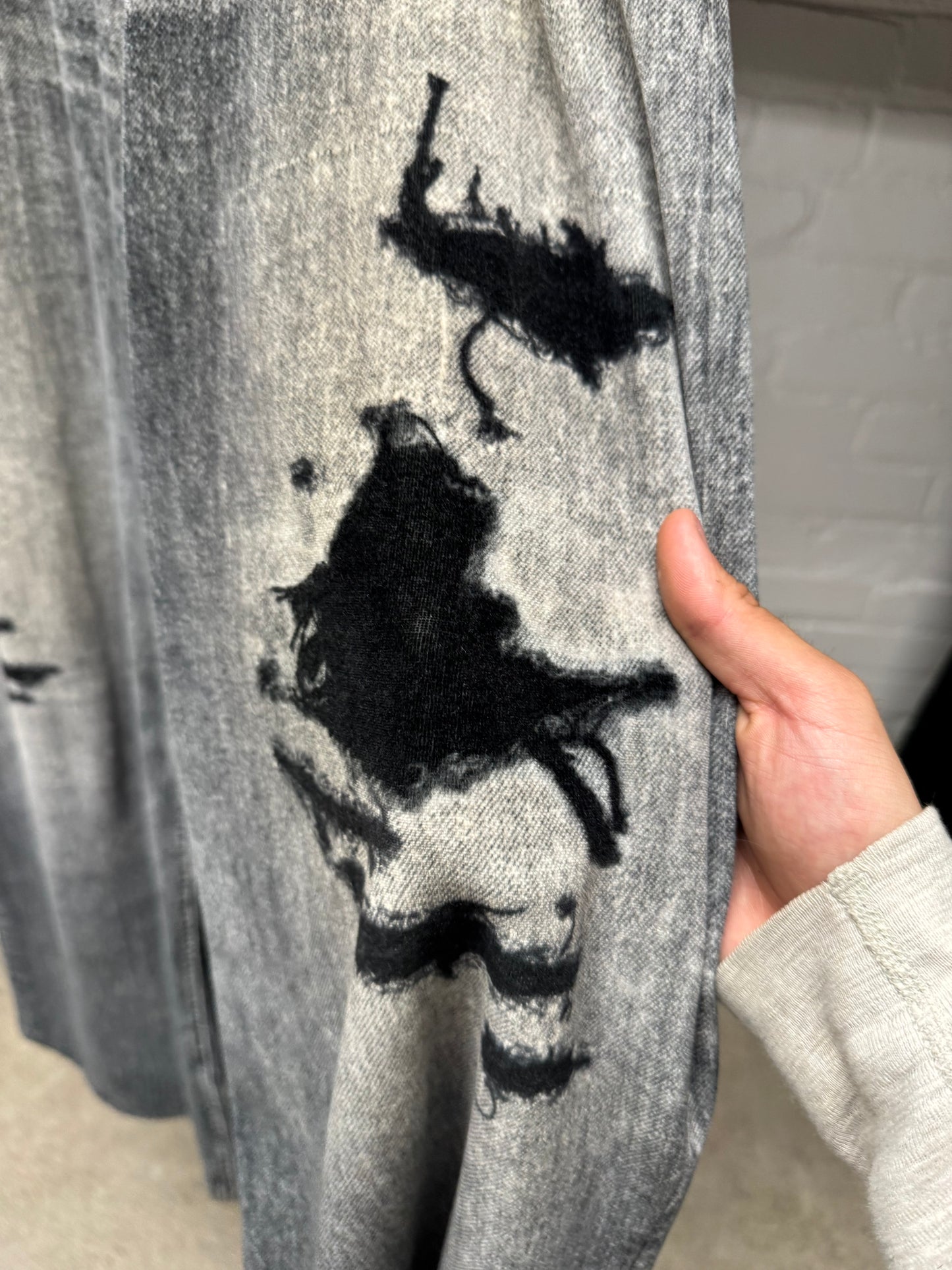 2023 Balenciaga ‘Trompe L’œil’ Sweatpant Denim