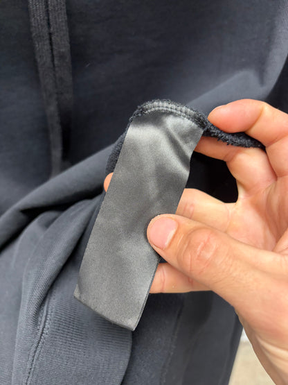 2018 Raf Simons Oversized Hoodie with Houndstooth Interior