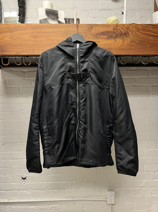 Alyx Studios ‘Roller Buckle’ Black Zip-Up Shell Jacket