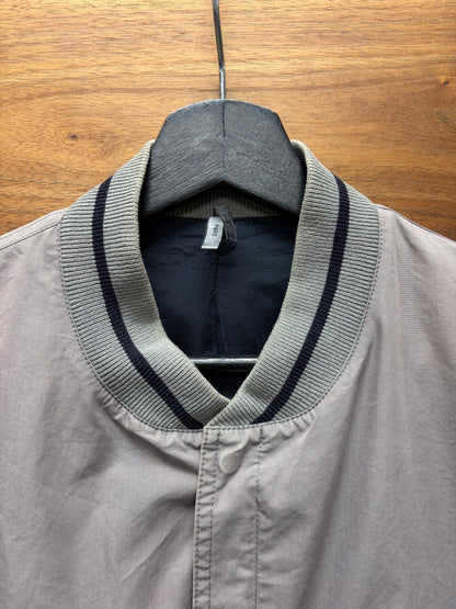 Dior Homme ‘Bee’ Embroidered Logo Grey Bomber Jacket