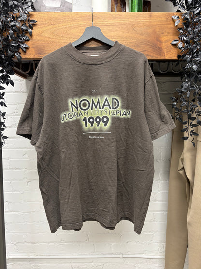 Song For The Mute 1999 ‘Utopia/Dystopia’ Brown Graphic T-Shirt