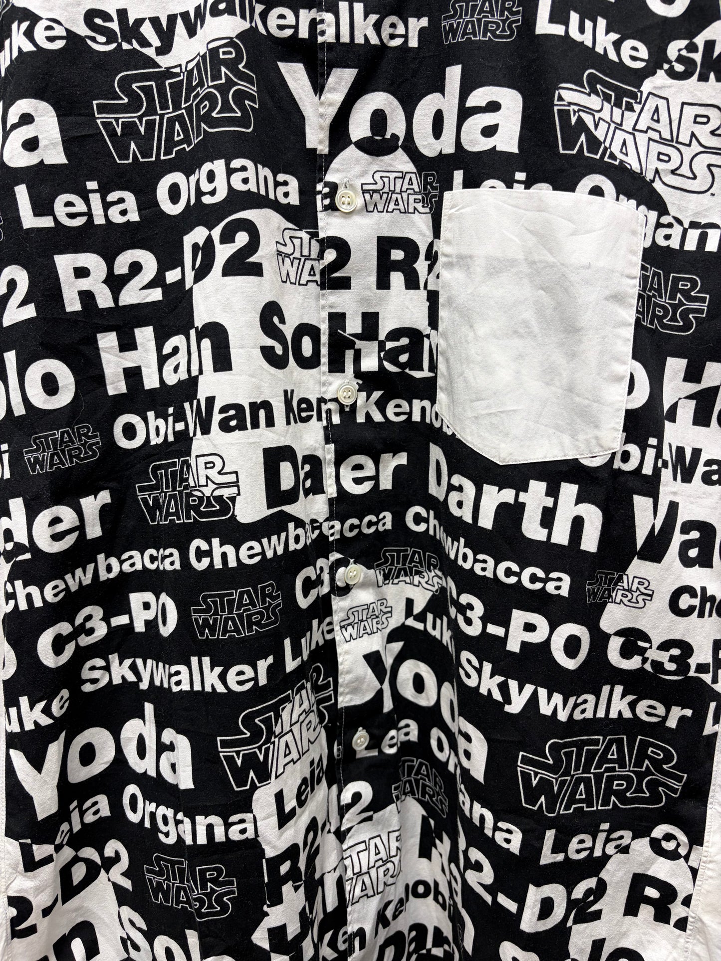 Comme Des Garçons Shirt x Star Wars Full Print Button Up Shirt
