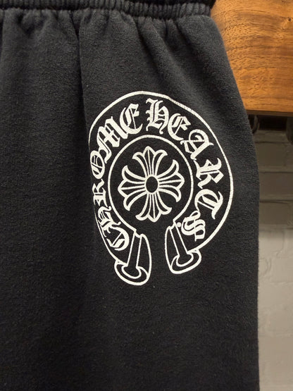 Chrome Hearts ‘Fuck You’ Black Horseshoe Logo Sweatpants