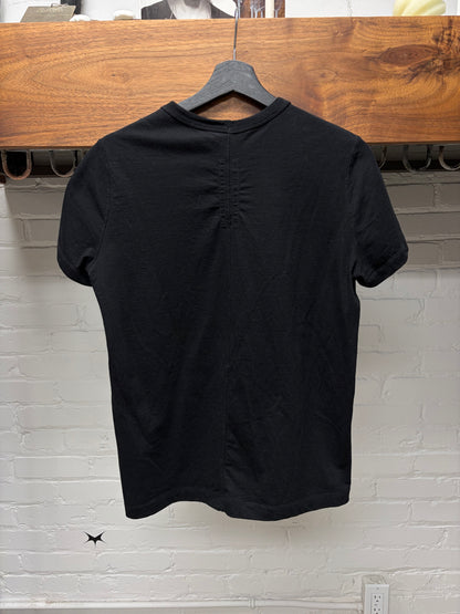 SS2024 Rick Owens ‘Lido’ Black ‘Level’ Short Sleeve Shirt