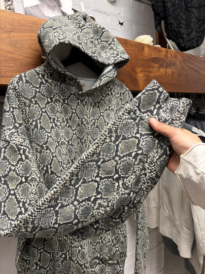 Kapital Snakeskin Print Pullover Hoodie