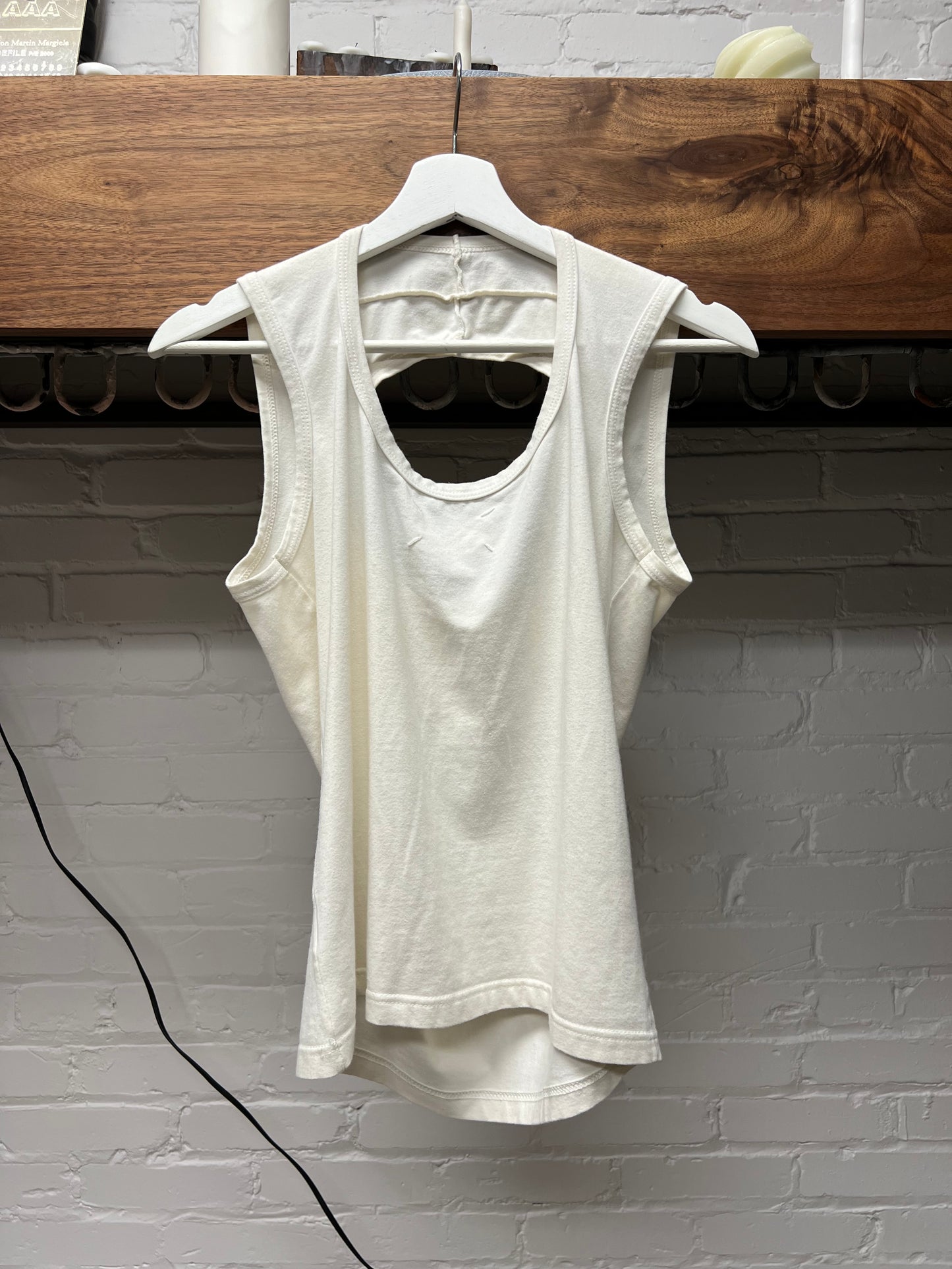 AW1998 Maison Martin Margiela ‘Flat Collection’ Circle Cutout Top
