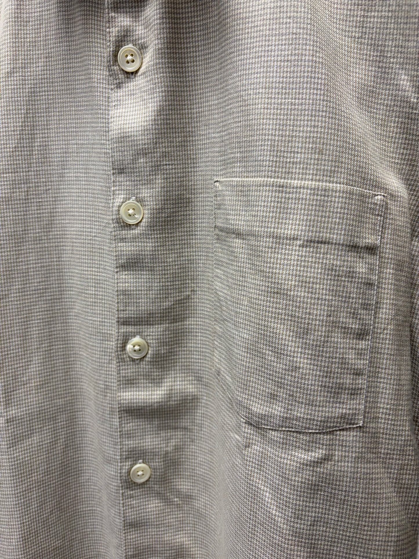 2005 Comme Des Garçons Homme Cream Pinstripe Button Up Shirt