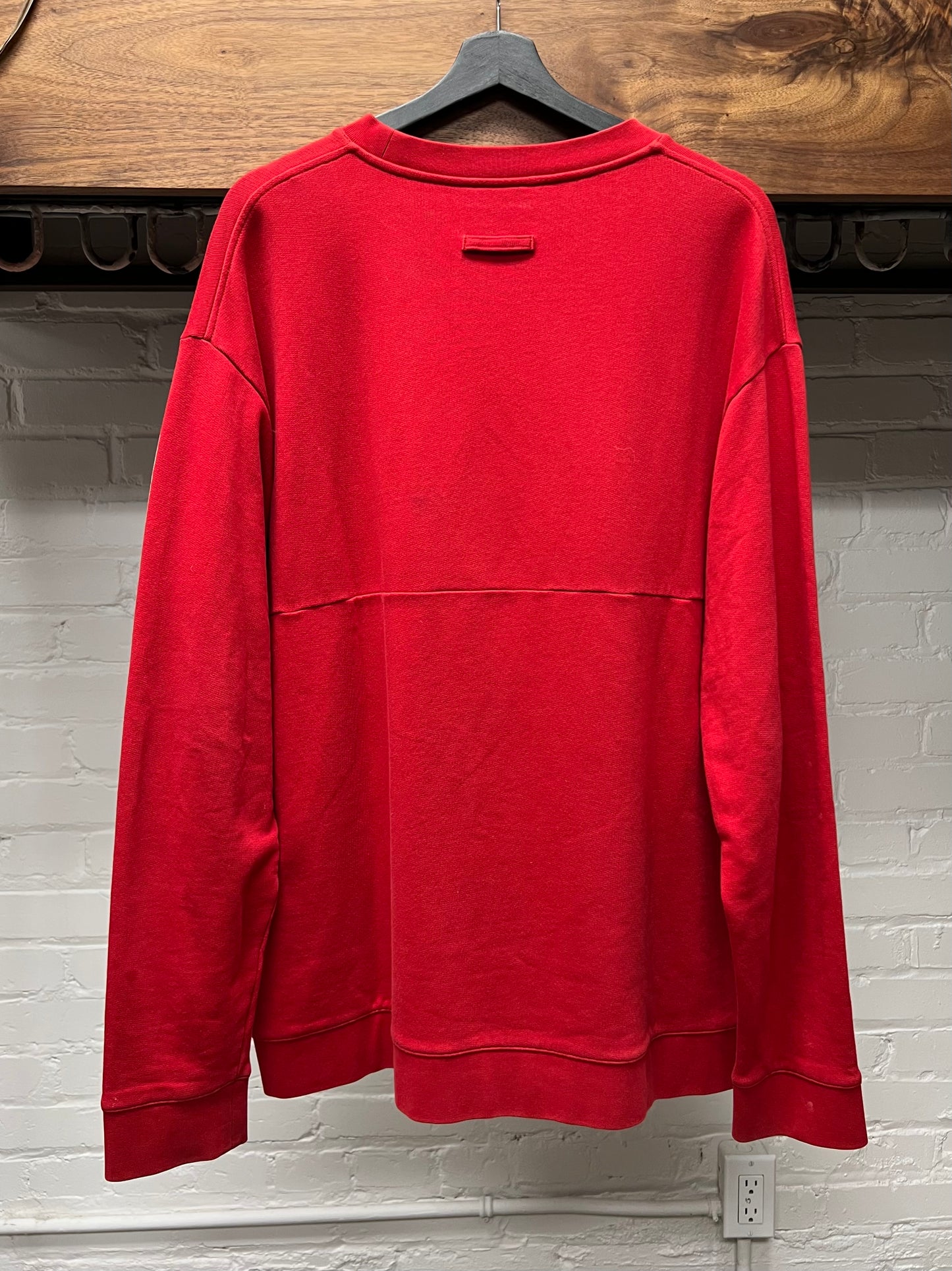 SS17 Raf Simons Hyena Cherry Red Crewneck