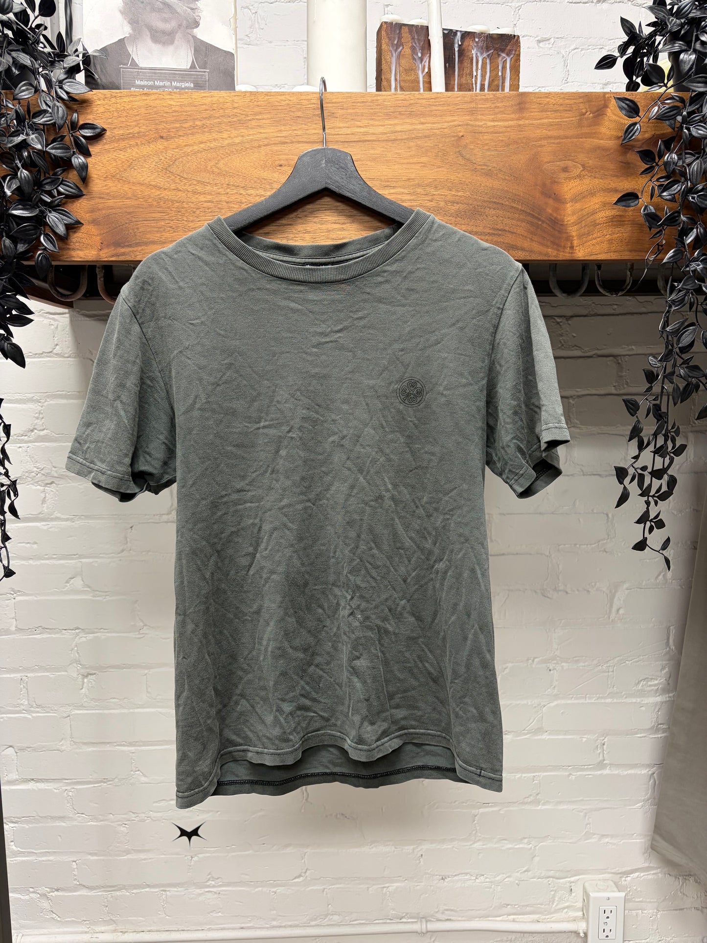 SS2007 Number (N)ine ‘Birds’ Faded Black Graphic T-Shirt