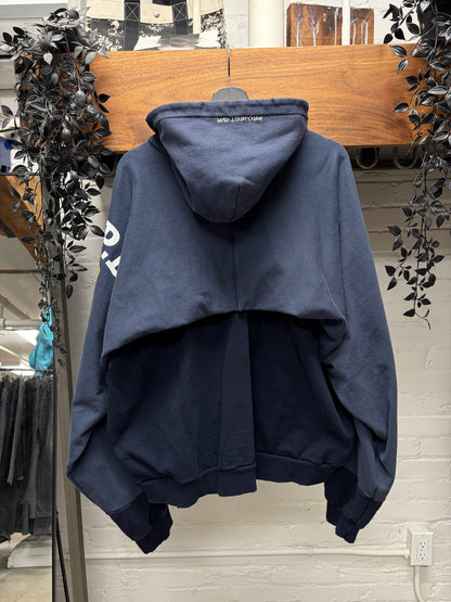 Project G/R ‘U.S. Navy’ Distressed Blue Zip-Up Hoodie
