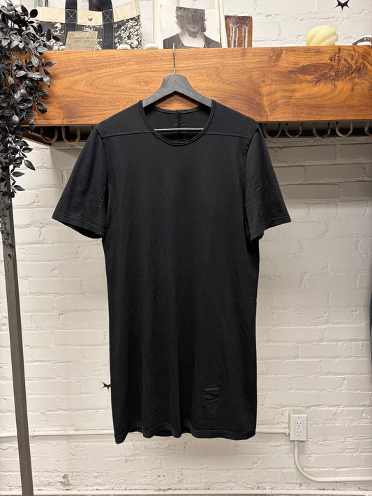 Rick Owens DKRSHDW ‘Level’ Black Jersey Cotton T-Shirt