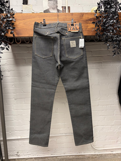 Kapital ‘5P’ Stone Grey ‘Century’ Monkey Cisco Denim
