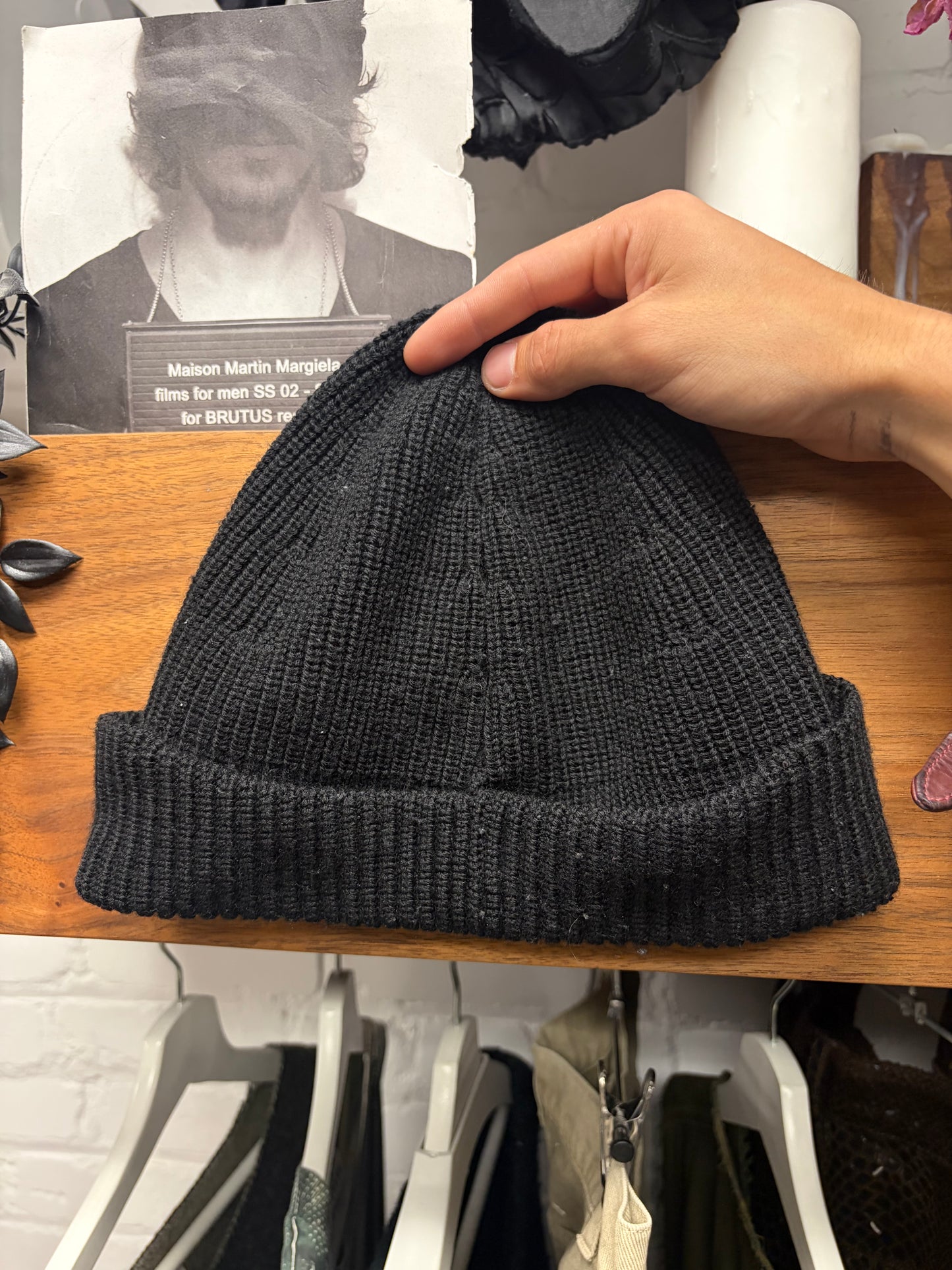Vetements Ribbed Black ‘Limited Edition’ Embroidered Logo Beanie