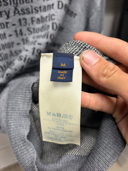 Pre-SS2020 Louis Vuitton by Virgil Abloh ‘Studio’ Jacquard Knit Sweater