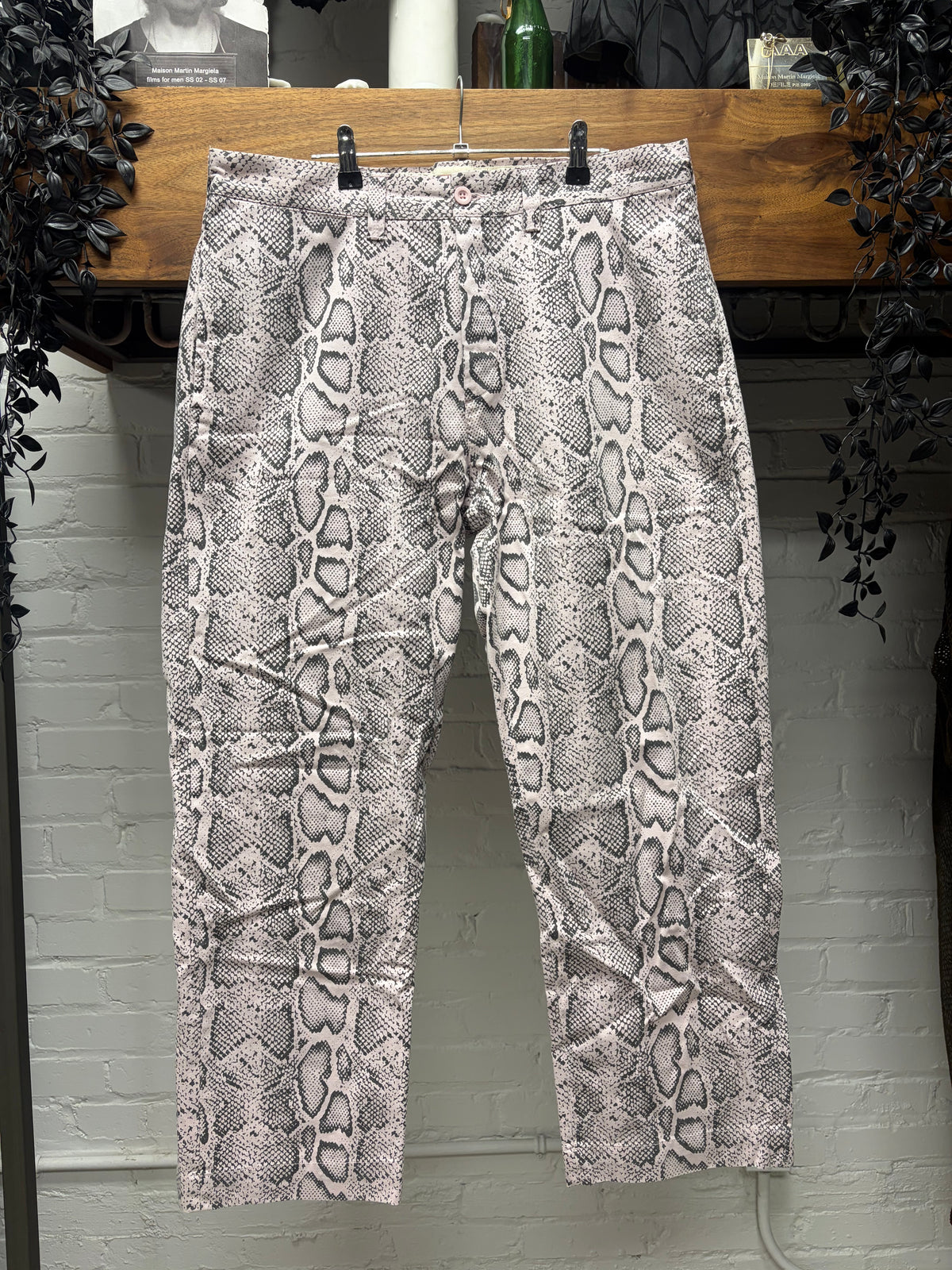 SS2024 Supreme Snake Print Pink Chino Pants