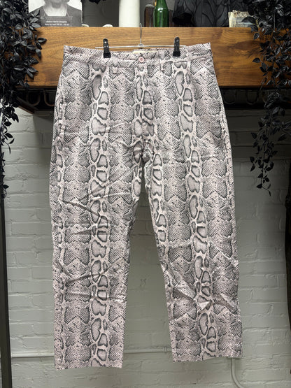 SS2024 Supreme Snake Print Pink Chino Pants