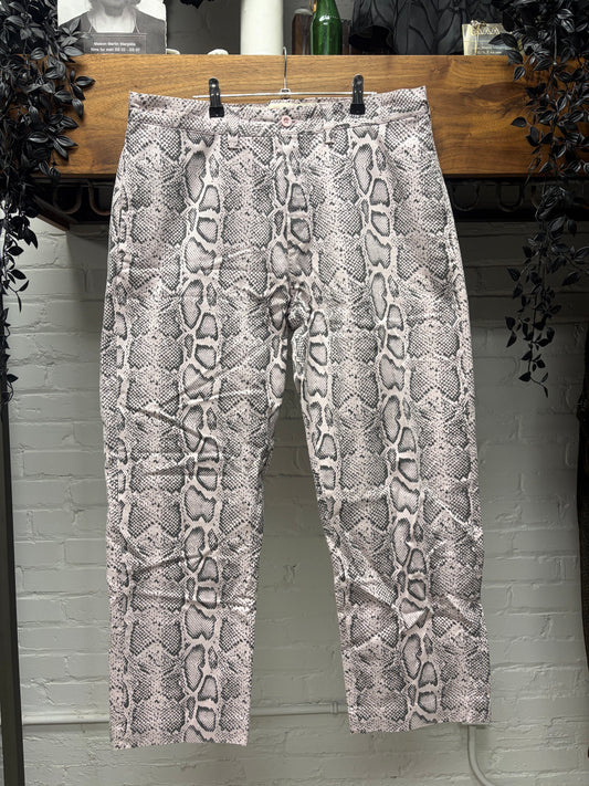 SS2024 Supreme Snake Print Pink Chino Pants
