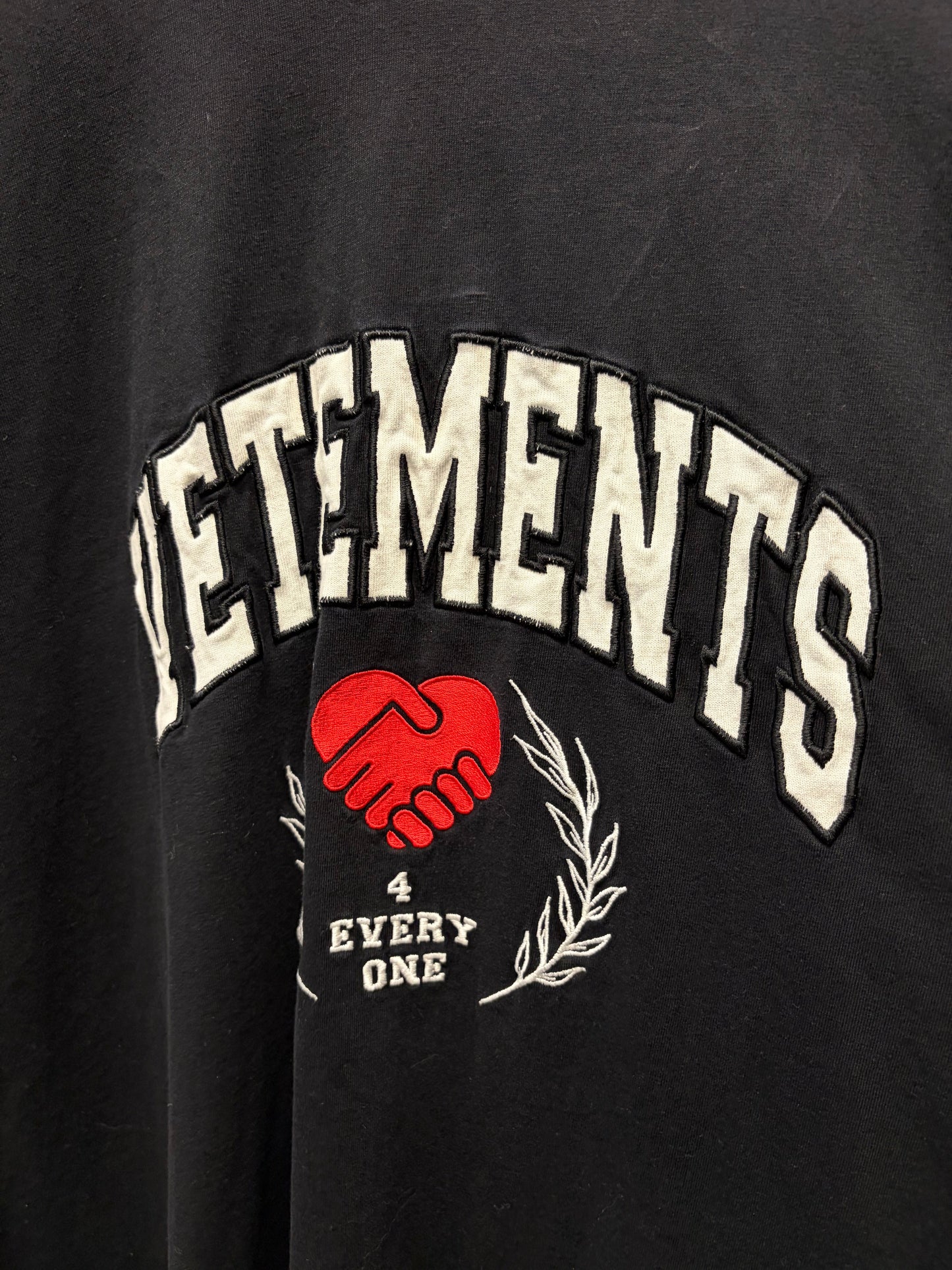 Vetements ‘Solidarity 4 Everyone’ Black Oversized T-Shirt