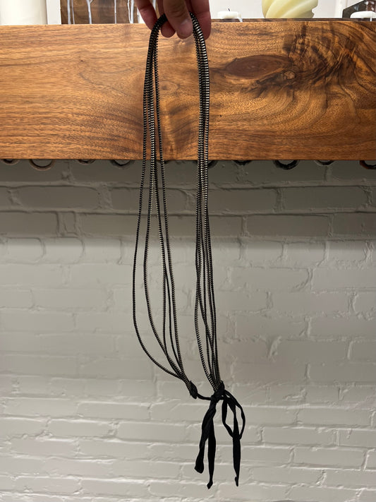 SS2010 Ann Demeulemeester Zipper Necklace