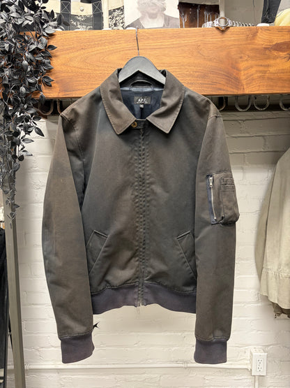 A.P.C. MA-1 Faded Brown Work Jacket