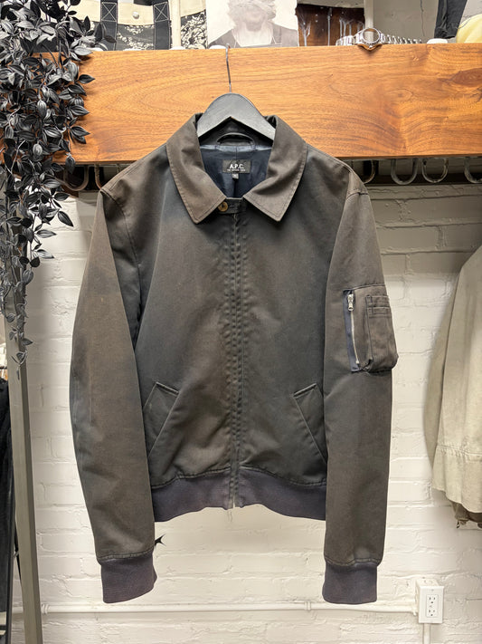 A.P.C. MA-1 Faded Brown Work Jacket