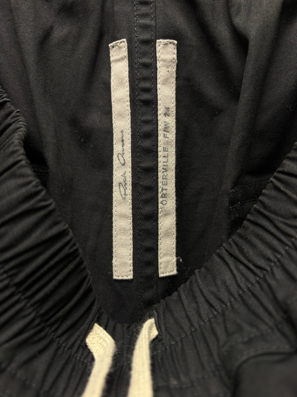 AW2024 Rick Owens ‘Porterville’ Bela Black Wide Leg Pants