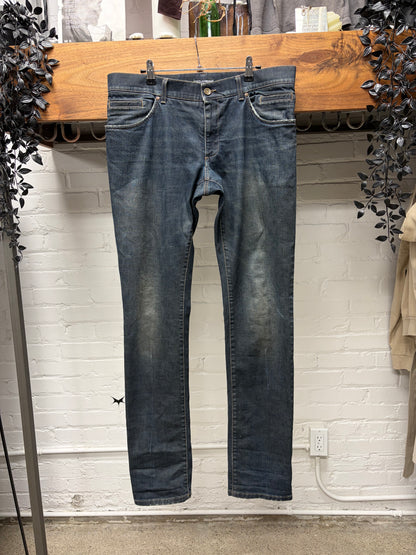 Dolce & Gabbana Dark Washed Blue Skinny Jeans