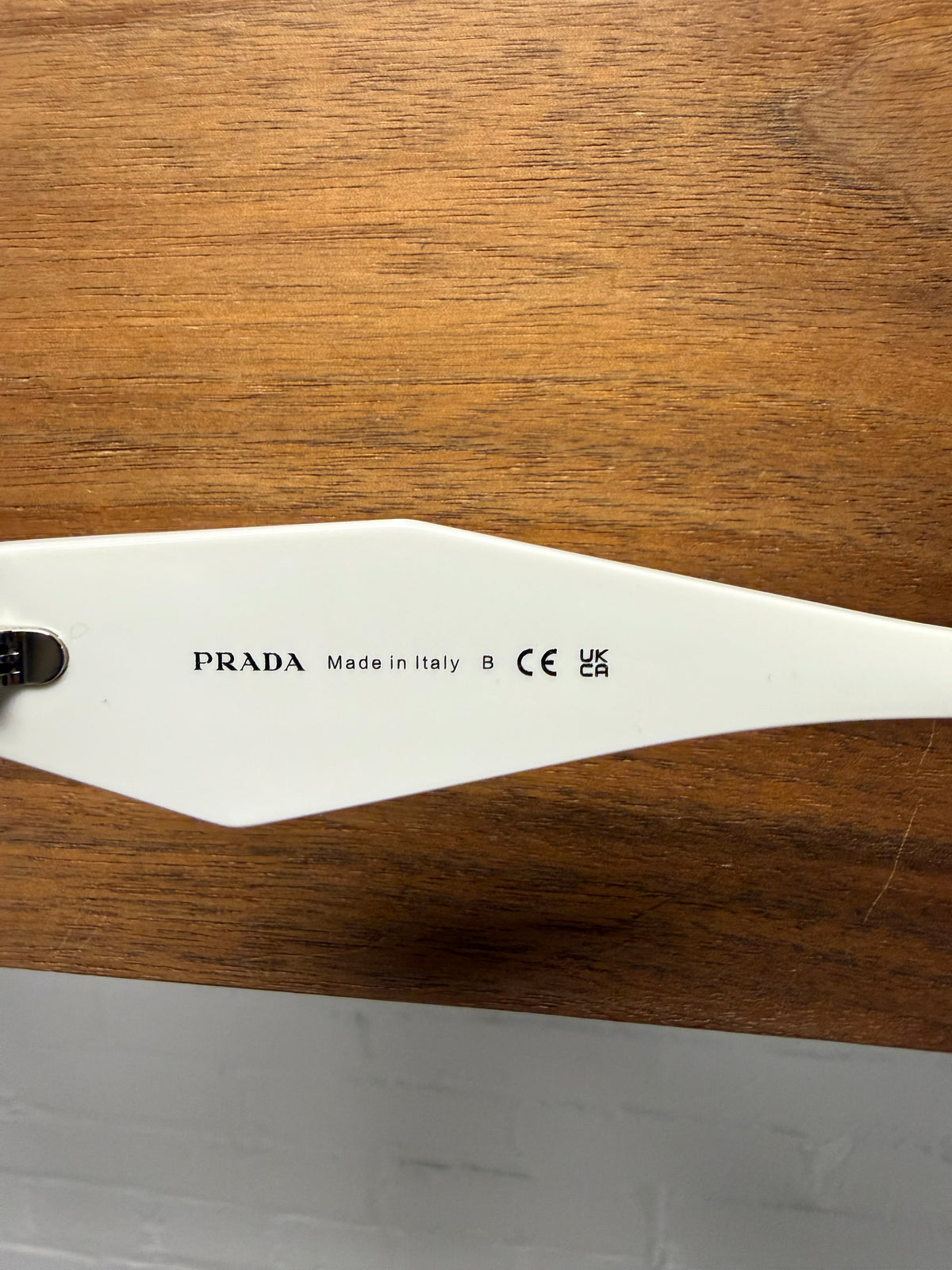 Prada ‘Symbole’ PR 17WS White Acetate Sunglasses