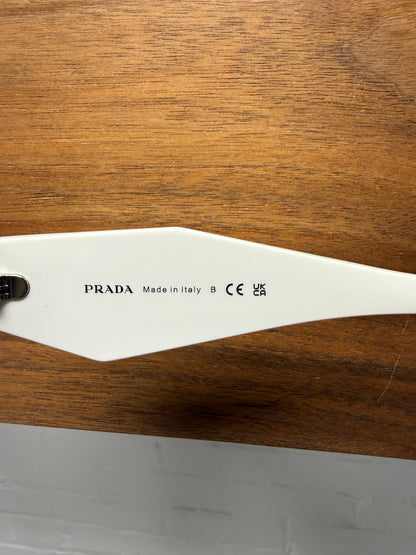 Prada ‘Symbole’ PR 17WS White Acetate Sunglasses