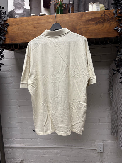 Vintage 1990s Stone Island ‘Marina’ Cream White Polo