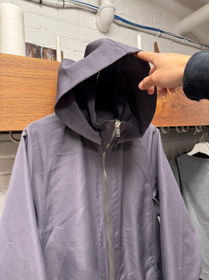 SS21 Rick Owens ‘Phlegethon’ Plum Fishtail Parka