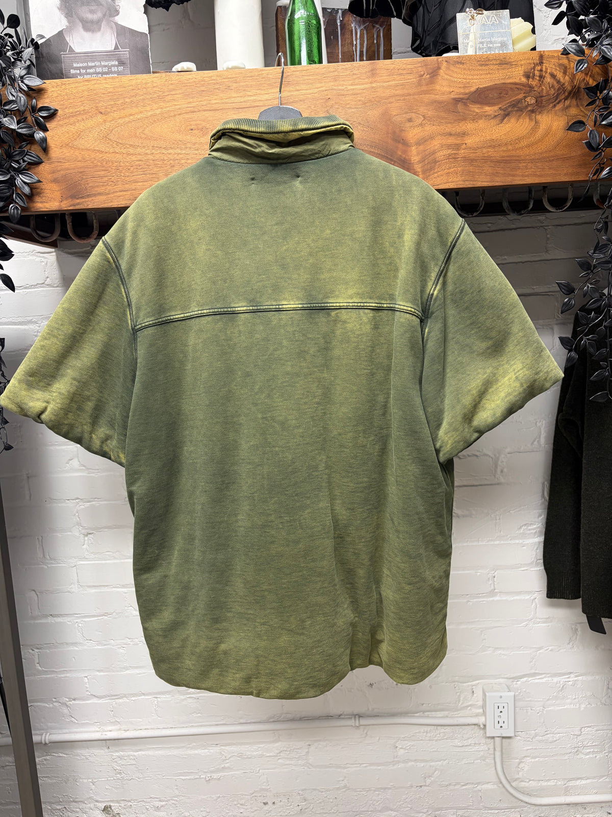 Loewe Padded Jersey Cotton ‘Acid Green’ Short Sleeve Polo