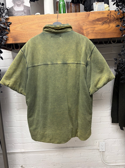 Loewe Padded Jersey Cotton ‘Acid Green’ Short Sleeve Polo