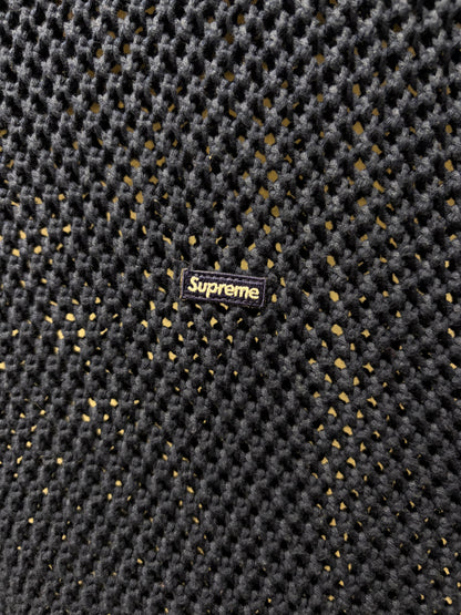 SS2022 Supreme Open Knit ‘Mini Box Logo’ Navy Blue Sweater