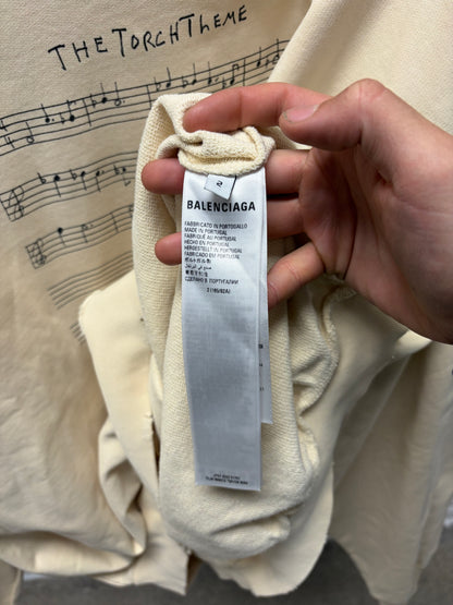 1/350 Balenciaga Music x Angelo Badalamenti ‘The Torch Theme’ Sweatshirt