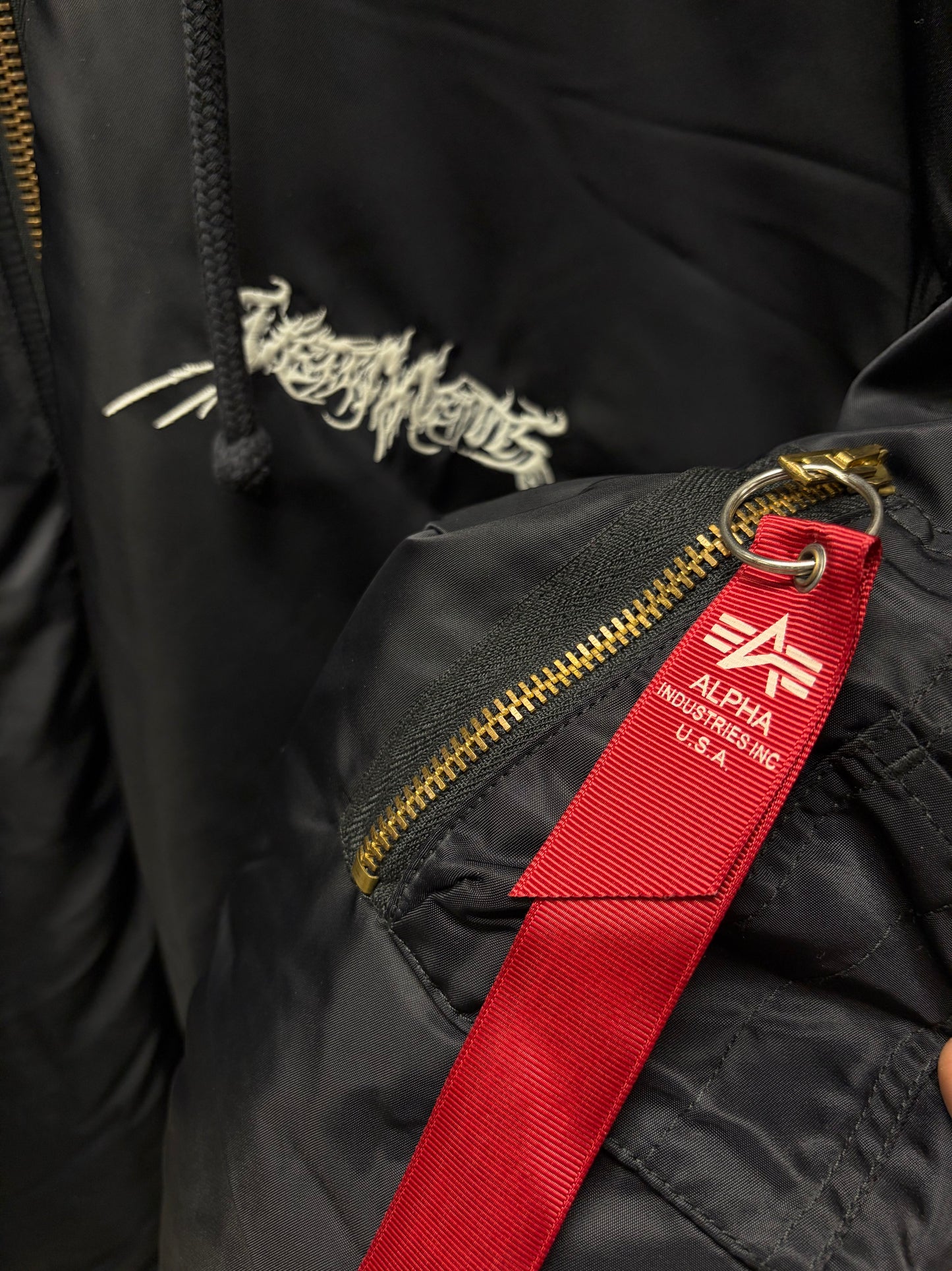 AW2017 Vetements Pour Homme ‘Total Fucking Darkness’ Bomber Jacket
