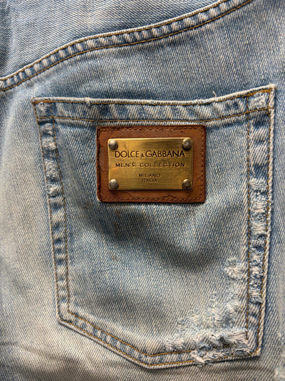 Vintage Dolce & Gabbana Light Wash Blue Bootcut Denim
